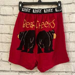 Unisex LazyOne Bear 🐻 Cheeks boxers Small